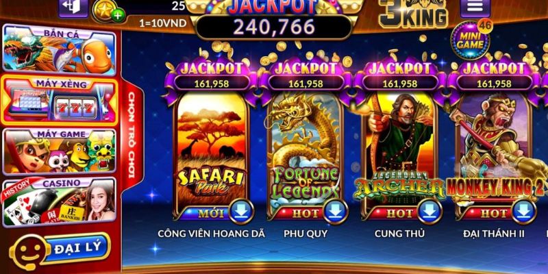 Xèng Rio66 các trò chơi nổi bật